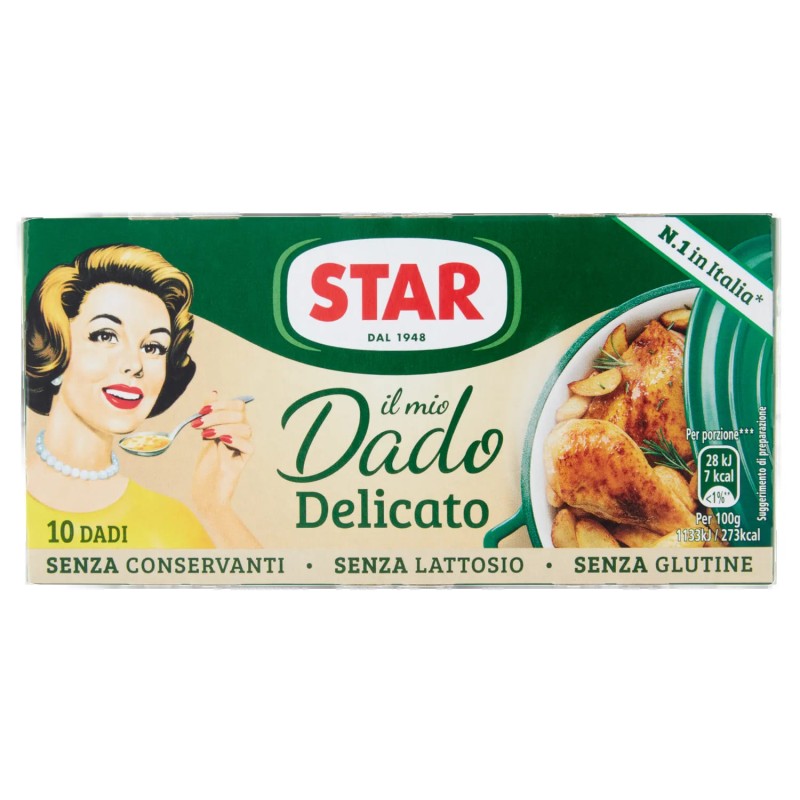 Star Il Mio Dado Delicato 10 Dadi 100gr