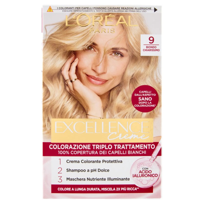 L'Oreal Excellence Creme N.9 Biondo Chiarissimo 1pz
