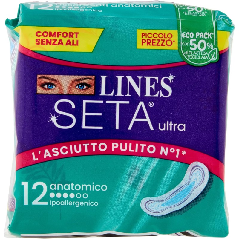Lines Seta Ultra Anatomico New 12pz