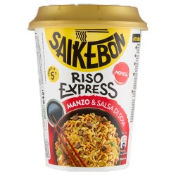 Saikebon Riso Express Manzo & Salsa di Soia 84gr