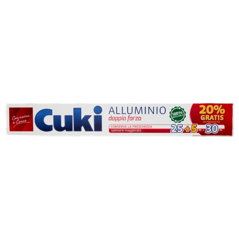 Cuki Alluminio 25+5mt