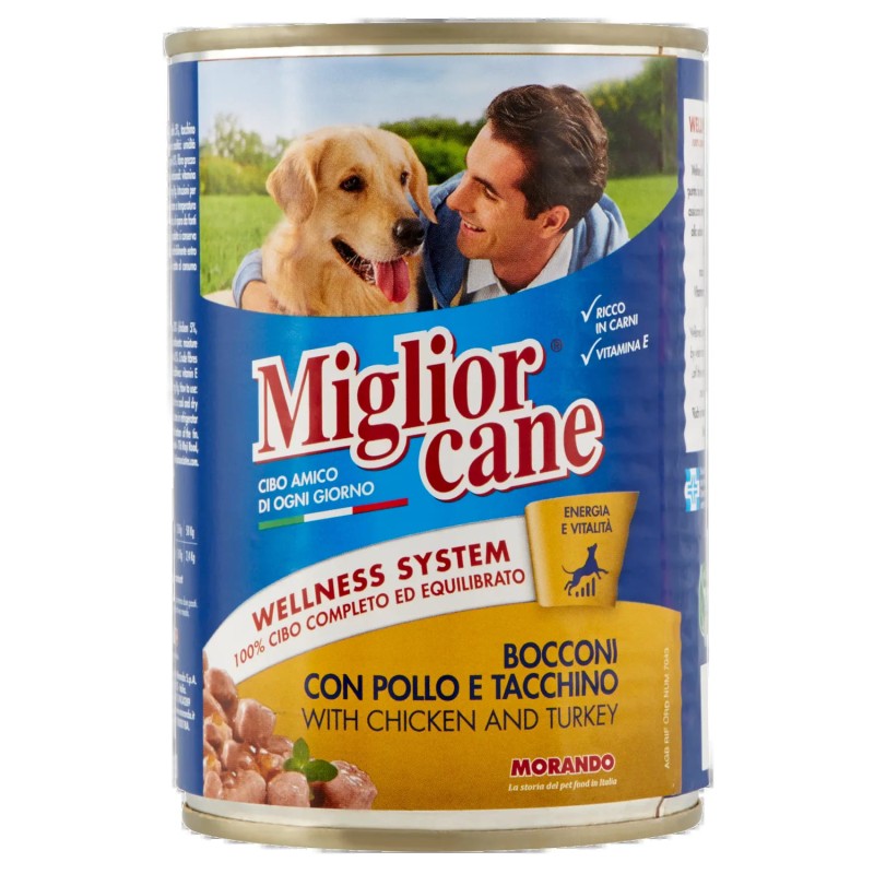 Migliorcane Bocconi Pollo e Tacchino 405gr