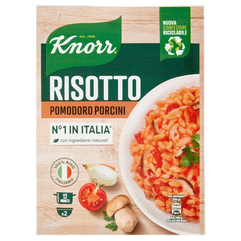 Knorr Risotto Pomodoro Porcini 175gr