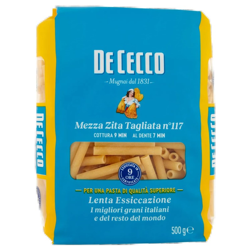De Cecco 117 Mezza Zita Tagliata 500gr