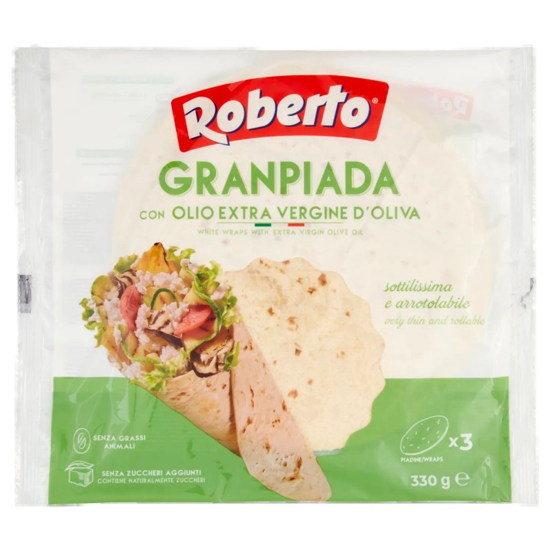 Roberto Granpiada con Olio Extra Vergine D'Oliva 330gr