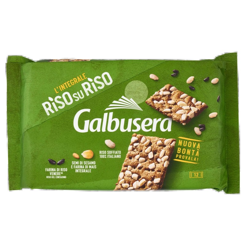 Galbusera Riso Su Riso L'Integrale 12x31,7gr