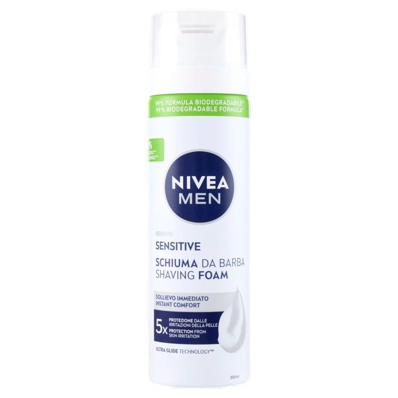 Nivea Men Schiuma Da Barba Sensitive New 200ml