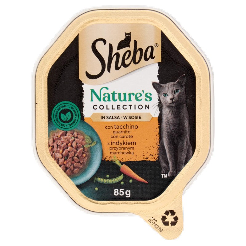Sheba Nature's Collection Tacchino e Carote 85Gr
