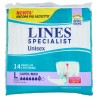Lines Specialist Unisex Pannoloni A Mutandina L Super/Maxi 14pz