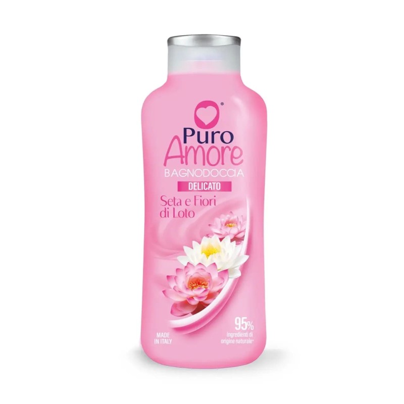 Puro Amore Bagno Doccia Delicato Seta e Fiori i Loto 650ml
