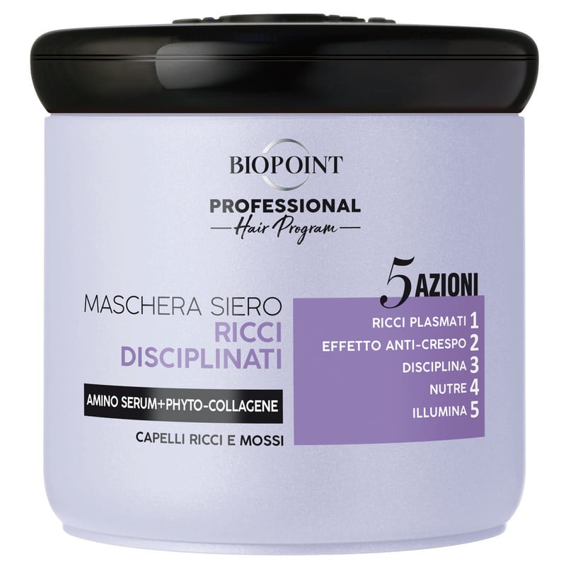 Biopoint Professional Hair Program Maschera Siero Ricci Disciplinati 400ml