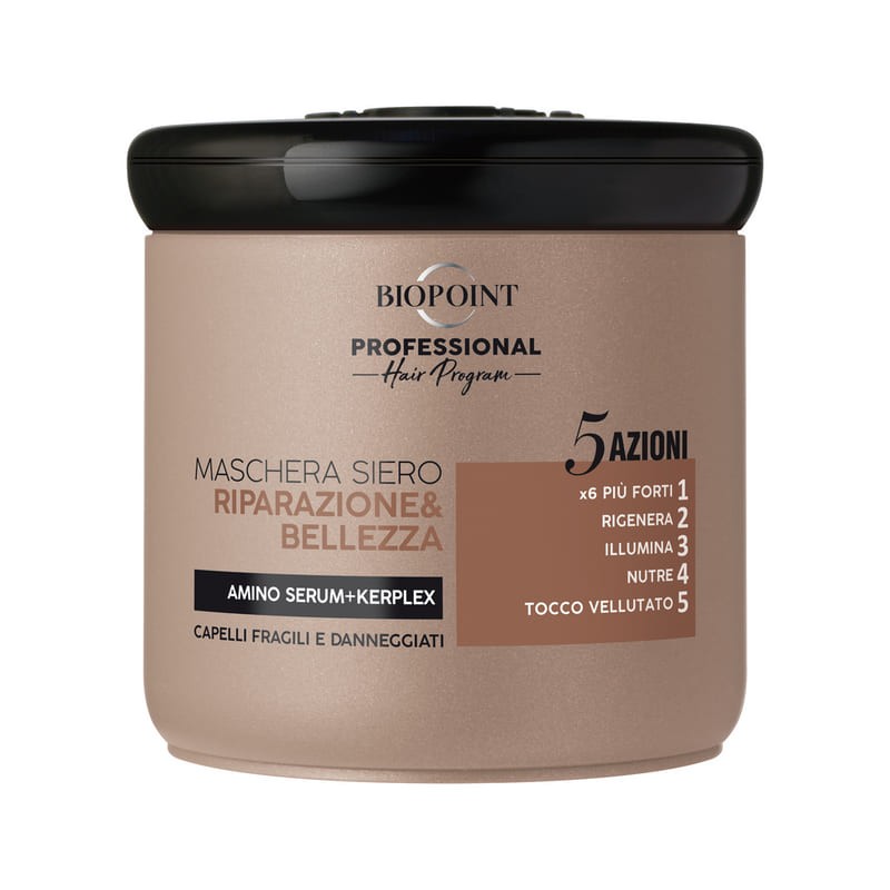 Biopoint Professional Hair Program Maschera Siero Riparazione e Bellezza 400ml
