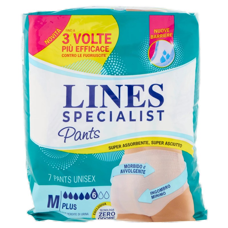 Lines Specialist Pants Unisex Plus Taglia M 7pz