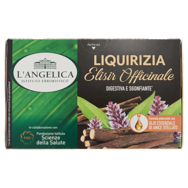 L'Angelica Tisana Elisir Officinale Liquirizia 18 Filtri