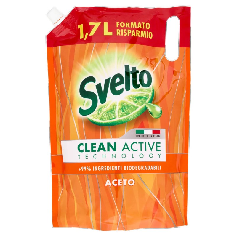 Svelto Piatti Aceto Eco Ricarica 1700ml