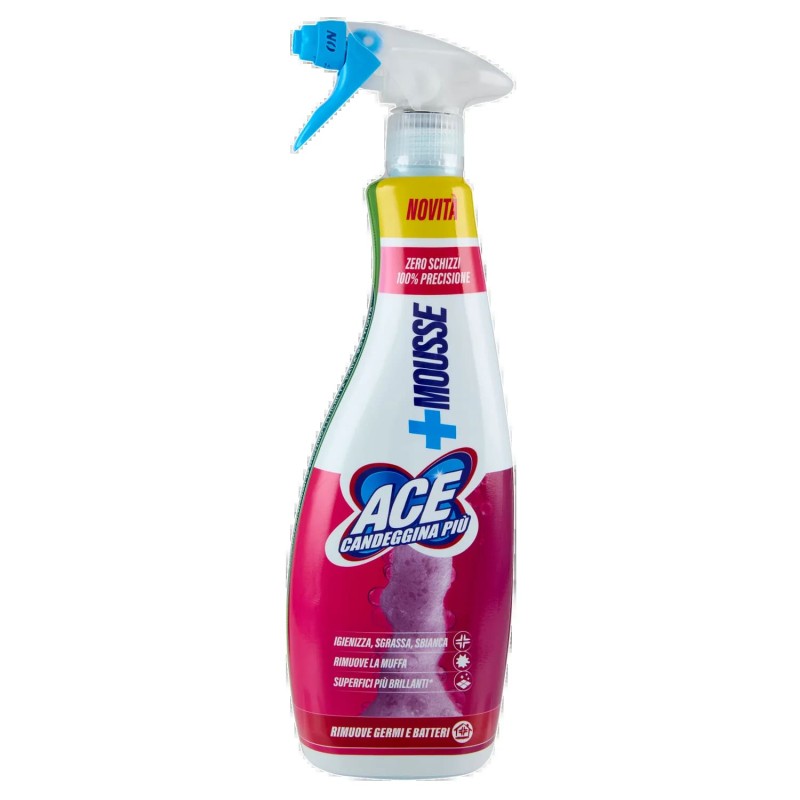 Ace Candeggina Più +Mousse 690ml