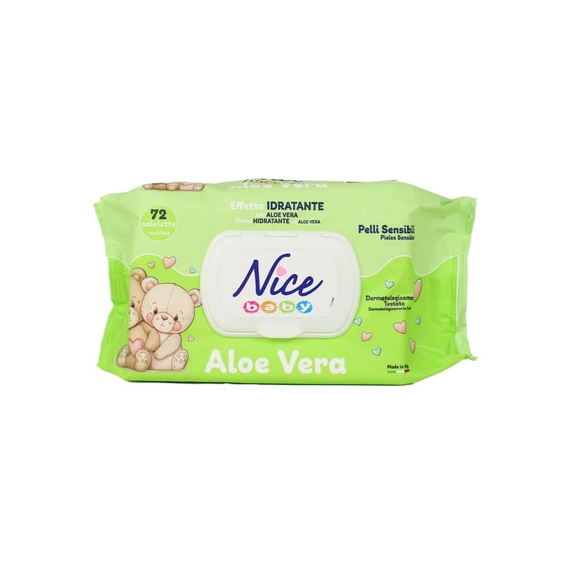 Nice Baby Salviettine Aloe Vera 72pz
