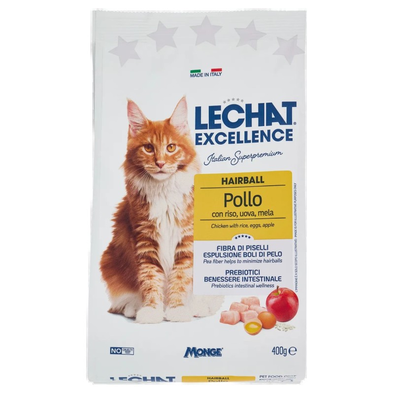 Le Chat Excellence Crocchette Hairball Pollo 400gr