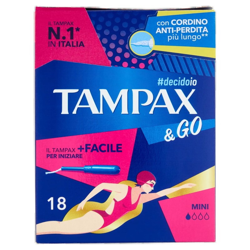 Tampax & Go Mini New 18pz