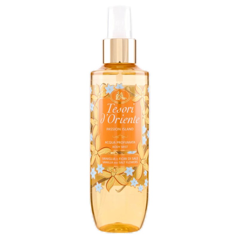 Tesori D'Oriente Acqua Profumata Vaniglia e Fiori di Sale 200ml