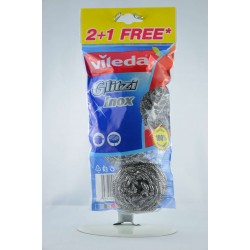 4003790001970Vileda Glitz Inox Spirale 2+1pz