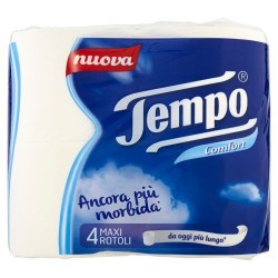 7322540458381Tempo Carta Igienica 4 Rotoli 1pz