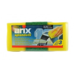 8008990001245Arix Splendelli Spugna Abrasiva Con Impugnatura 3pz