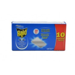 5000204713442Raid Piastrine Zanzare 10pz