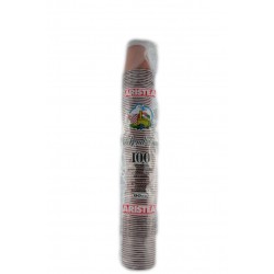 8001909080669Aristea Bicchieri Caffe Monouso Bicolore 80cc 100pz