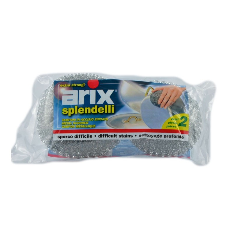 8008990005618 Arix Splendelli Tampone Acciaio 2pz 8008990005618 Arix Splendelli Tampone Acciaio 2pz