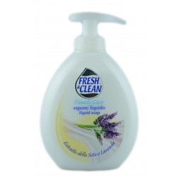 FRESH & CLEAN SAPONE LIQUIDO SETA & LAVANDA CON DISPENSER 300ML