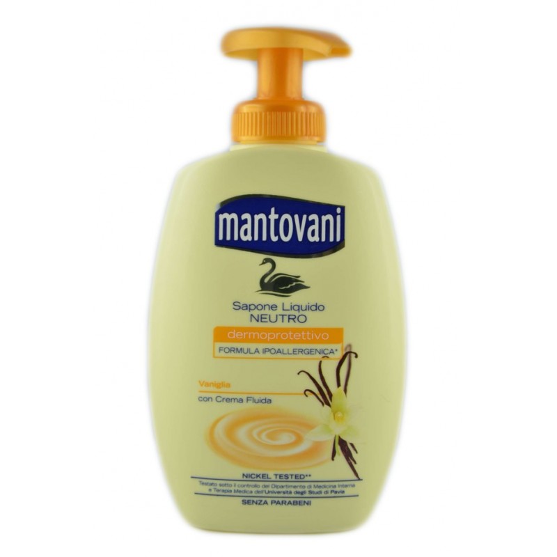 8002340010147Mantovani Sapone Liquido Vaniglia Con Dispenser 300ml