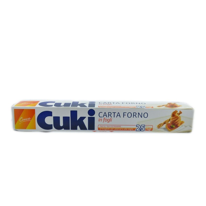 8003980130455Cuki Carta Forno In Fogli 25pz