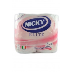 8013670419388Nicky Elite Carta Igienica 4 Rotoli 1pz