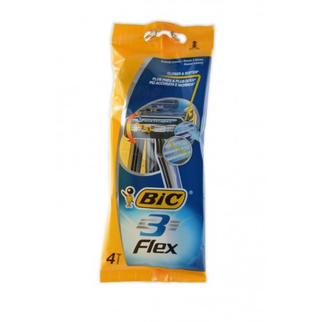 3086123242524 Bic Rasoio 3 Flex 4pz
