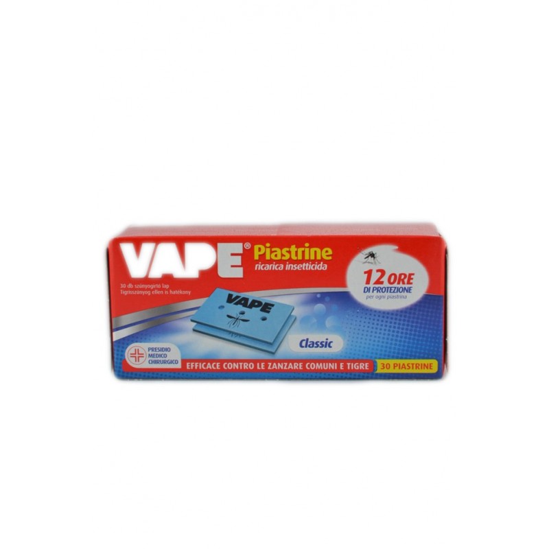 8006320061952 Vape Piastrine Zanzare Classic 30pz