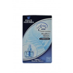 8001280032233Felce Azzurra Aria Ricarica Diffusore Talco E Muschio Bianco 20ml