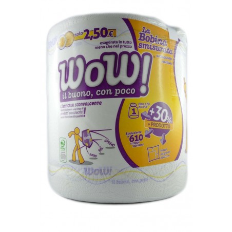 8007091004643Wow Bobina 400 Strappi 1pz