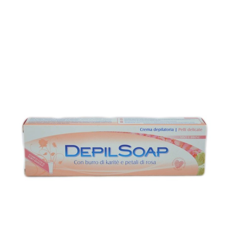 8005283014043 DEPILSOAP CREMA DEPILATORIA VISO & BIKINI PELLI DELICATE 75ML