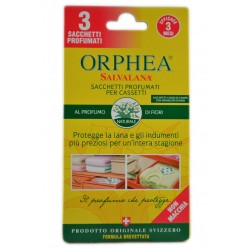 8001365181702Orphea Sacchetti Profumati Antitarme Per Cassetti - Profumo Di Fiori 3pz