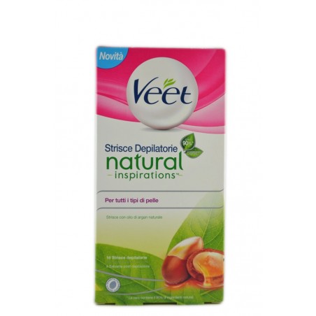 8002910043674Veet Strisce Corpo Natural Inspirations 16pz