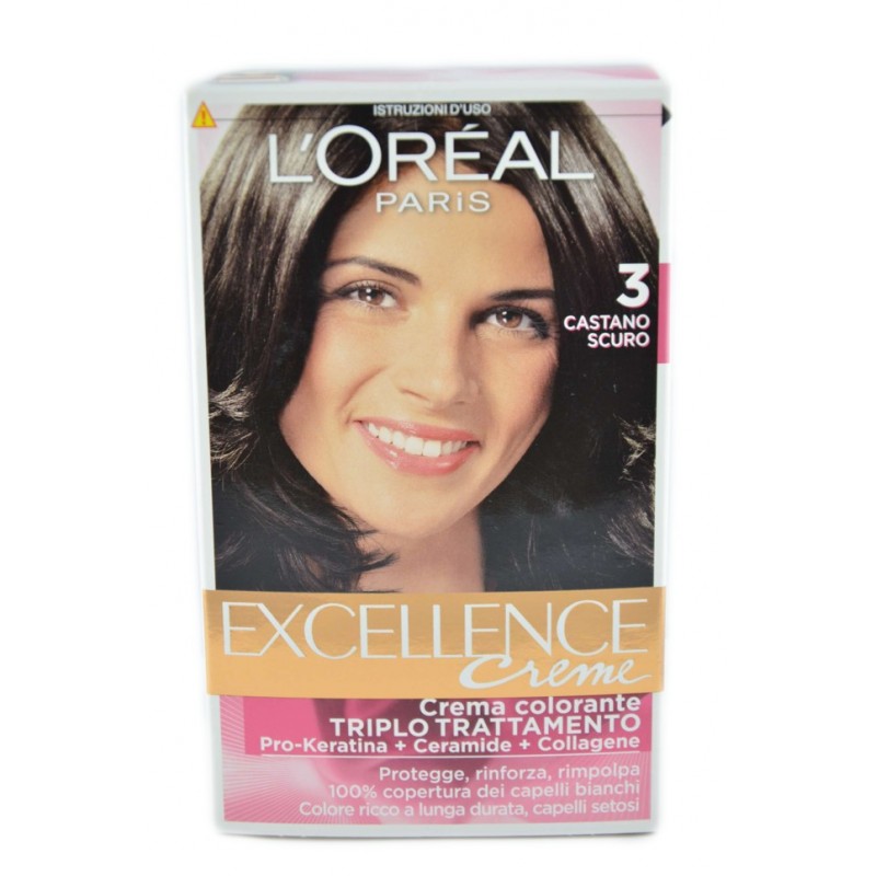 L'oreal Excellence Creme N. 3 Castano Scuro