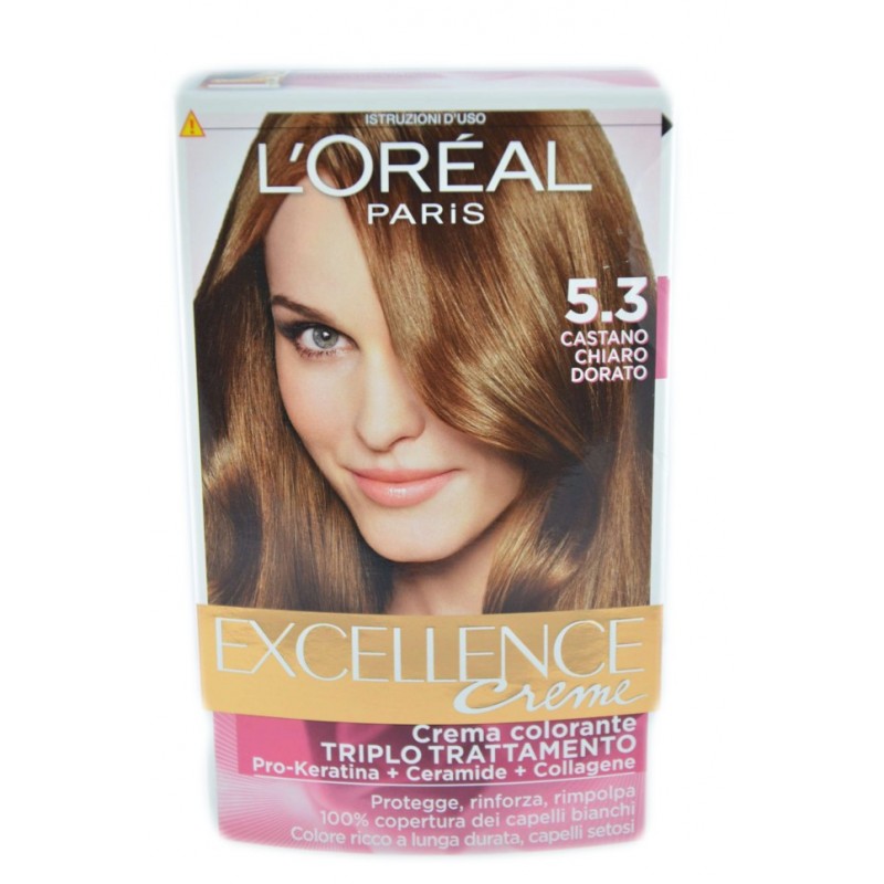 8001980122661L'oreal Excellence Creme N. 5.3 Castano Chiaro Dorato