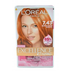 8001980122715L'oreal Excellence Creme N. 7.43 Biondo Rame Dorato
