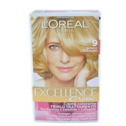 8001980122777L'oreal Excellence Creme N. 9 Biondo Chiarissimo