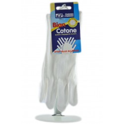 8000138012304Parodi Guanti Bian Cotone Misura Unica 1pz