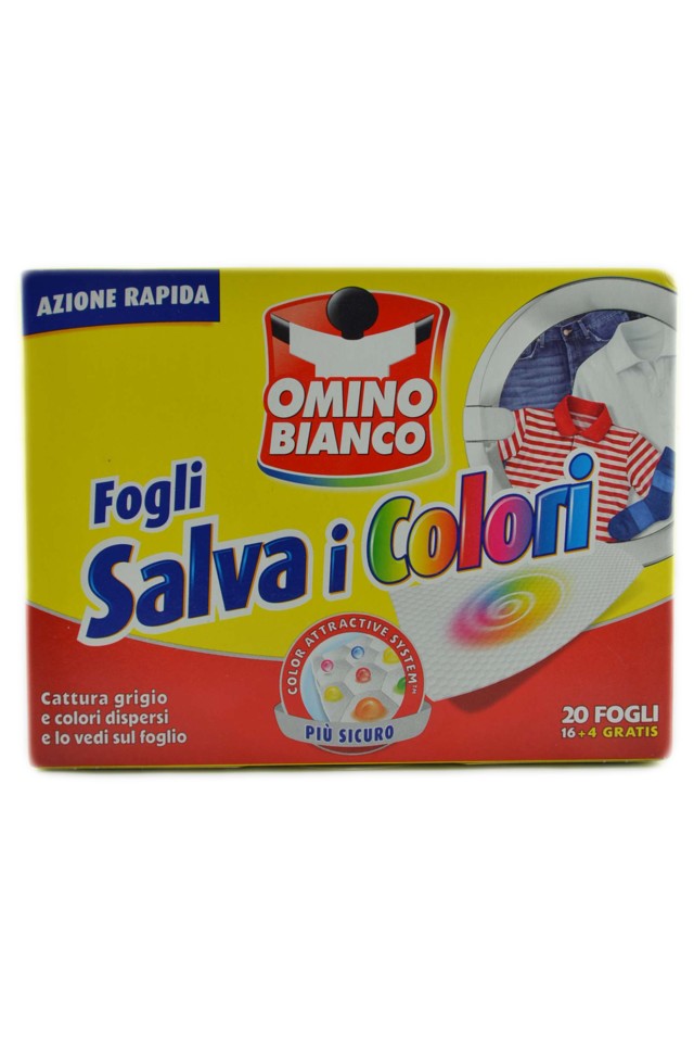 Fogli Salva Colori 16+4 Omino Bianco - Casabalò