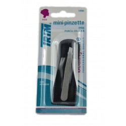 071603032576Trim Mini Pinzette Inox Punta Obliqua Con Astuccio 5-89bi 1pz