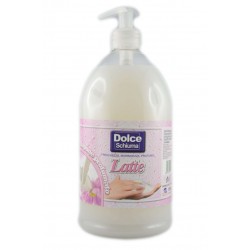 8009368600015Dolce Schiuma Sapone Liquido Latte Con Dispenser 1lt