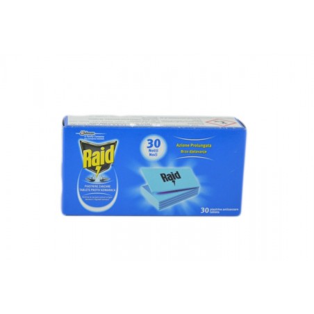 8002030140680Raid Piastrine Zanzare 30pz